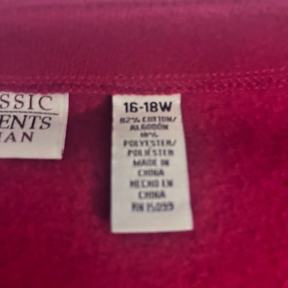 Classic Elements Red Button-Up Cardigan - Size 16-18W - Picture 8 of 11